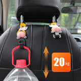Maxbell 2x Car Seat Headrest HookRotation for Shopping Bags Coat Backpacks Dog
