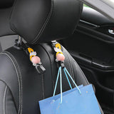 Maxbell 2x Car Seat Headrest HookRotation for Shopping Bags Coat Backpacks Dog