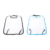 Maxbell Auto Clear Seat Back Anti Kick Pad Durable Auto Back Seat Guards Transparent Cover Black