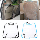 Maxbell Auto Clear Seat Back Anti Kick Pad Durable Auto Back Seat Guards Transparent Cover Black