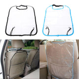 Maxbell Auto Clear Seat Back Anti Kick Pad Durable Auto Back Seat Guards Transparent Cover Black