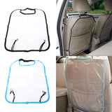 Maxbell Auto Clear Seat Back Anti Kick Pad Durable Auto Back Seat Guards Transparent Cover Black
