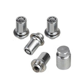 Maxbell Wheel Lock Lug Nuts Set Wear Resistant Spare Parts Auto Accessories Replaces 4.4cm