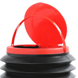 Maxbell Car Trash Can Storage Bucket Mini Collapsible Trash Bin for Auto Travel with lid