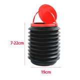 Maxbell Car Trash Can Storage Bucket Mini Collapsible Trash Bin for Auto Travel with lid