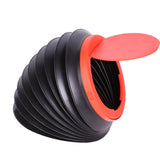 Maxbell Car Trash Can Storage Bucket Mini Collapsible Trash Bin for Auto Travel with lid