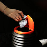 Maxbell Car Trash Can Storage Bucket Mini Collapsible Trash Bin for Auto Travel with lid