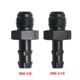 Maxbell Car 6AN to Hose Barb Adapter Refitting Modification Push on Barbed Connector 4.4cm