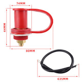 Maxbell thru Panel Battery Terminal Connectors 250A Waterproof for Rvs SUV Auto