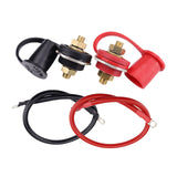 Maxbell thru Panel Battery Terminal Connectors 250A Waterproof for Rvs SUV Auto