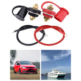 Maxbell thru Panel Battery Terminal Connectors 250A Waterproof for Rvs SUV Auto