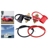 Maxbell thru Panel Battery Terminal Connectors 250A Waterproof for Rvs SUV Auto