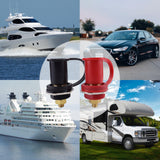 Maxbell thru Panel Battery Terminal Connectors 250A Waterproof for Rvs SUV Auto