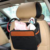Maxbell Car Trash Can Mini Organizer for Back Front Console of Home Office