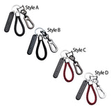Maxbell Car Keychain Woven Rope Easy to Install with Rotatable Snap Swivel Style A