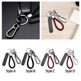 Maxbell Car Keychain Woven Rope Easy to Install with Rotatable Snap Swivel Style A