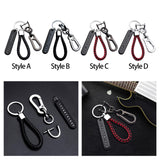 Maxbell Car Keychain Woven Rope Easy to Install with Rotatable Snap Swivel Style A
