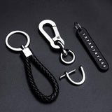 Maxbell Car Keychain Woven Rope Easy to Install with Rotatable Snap Swivel Style A