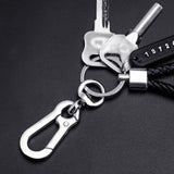 Maxbell Car Keychain Woven Rope Easy to Install with Rotatable Snap Swivel Style A