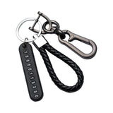 Maxbell Car Keychain Woven Rope Easy to Install with Rotatable Snap Swivel Style A