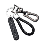 Maxbell Car Keychain Woven Rope Easy to Install with Rotatable Snap Swivel Style A
