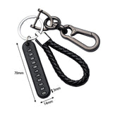 Maxbell Car Keychain Woven Rope Easy to Install with Rotatable Snap Swivel Style A