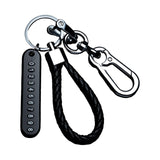 Maxbell Car Keychain Woven Rope Easy to Install with Rotatable Snap Swivel Style B