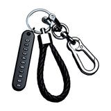 Maxbell Car Keychain Woven Rope Easy to Install with Rotatable Snap Swivel Style B