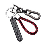Maxbell Car Keychain Woven Rope Easy to Install with Rotatable Snap Swivel Style C