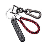 Maxbell Car Keychain Woven Rope Easy to Install with Rotatable Snap Swivel Style C