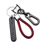 Maxbell Car Keychain Woven Rope Easy to Install with Rotatable Snap Swivel Style C