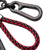 Maxbell Car Keychain Woven Rope Easy to Install with Rotatable Snap Swivel Style C
