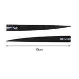 Maxbell 2Pcs Car Rearview Mirror Anti Scratch Strips Decal for Byd Professional Black