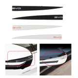 Maxbell 2Pcs Car Rearview Mirror Anti Scratch Strips Decal for Byd Professional Black