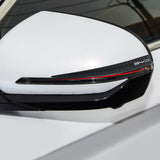 Maxbell 2Pcs Car Rearview Mirror Anti Scratch Strips Decal for Byd Professional Black