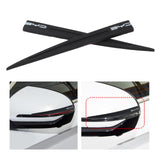 Maxbell 2Pcs Car Rearview Mirror Anti Scratch Strips Decal for Byd Professional Black