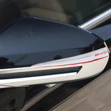 Maxbell 2Pcs Car Rearview Mirror Anti Scratch Strips Decal for Byd Professional White