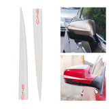 Maxbell 2Pcs Car Rearview Mirror Anti Scratch Strips Decal for Byd Professional White