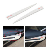 Maxbell 2Pcs Car Rearview Mirror Anti Scratch Strips Decal for Byd Professional White