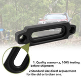 Maxbell Winch Fairlead Universal for Synthetic Rope Guide Ropes Electric Cables Black