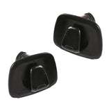 Maxbell 2 Pieces Car Ceiling Hook PP Clothes Hanger Hook Trim for Volvo Durable Black