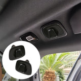 Maxbell 2 Pieces Car Ceiling Hook PP Clothes Hanger Hook Trim for Volvo Durable Black