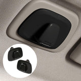 Maxbell 2 Pieces Car Ceiling Hook PP Clothes Hanger Hook Trim for Volvo Durable Black