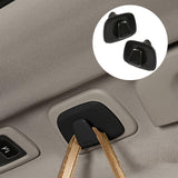 Maxbell 2 Pieces Car Ceiling Hook PP Clothes Hanger Hook Trim for Volvo Durable Black
