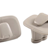 Maxbell 2 Pieces Car Ceiling Hook PP Clothes Hanger Hook Trim for Volvo Durable Gray
