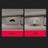 Maxbell 2 Pieces Car Ceiling Hook PP Clothes Hanger Hook Trim for Volvo Durable Gray