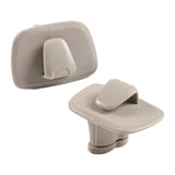 Maxbell 2 Pieces Car Ceiling Hook PP Clothes Hanger Hook Trim for Volvo Durable Gray