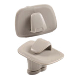 Maxbell 2 Pieces Car Ceiling Hook PP Clothes Hanger Hook Trim for Volvo Durable Gray