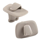Maxbell 2 Pieces Car Ceiling Hook PP Clothes Hanger Hook Trim for Volvo Durable Gray