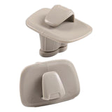 Maxbell 2 Pieces Car Ceiling Hook PP Clothes Hanger Hook Trim for Volvo Durable Gray